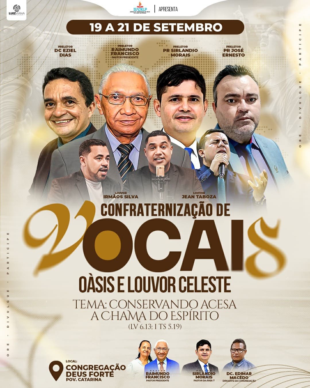 CONFRATERNIZAÇÃO DE VOCAIS CONG. DEUS FORTE 2025