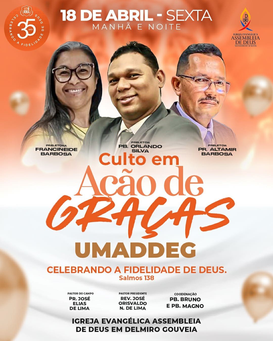 CULTO EM AÇÃO DE GRAÇAS 2