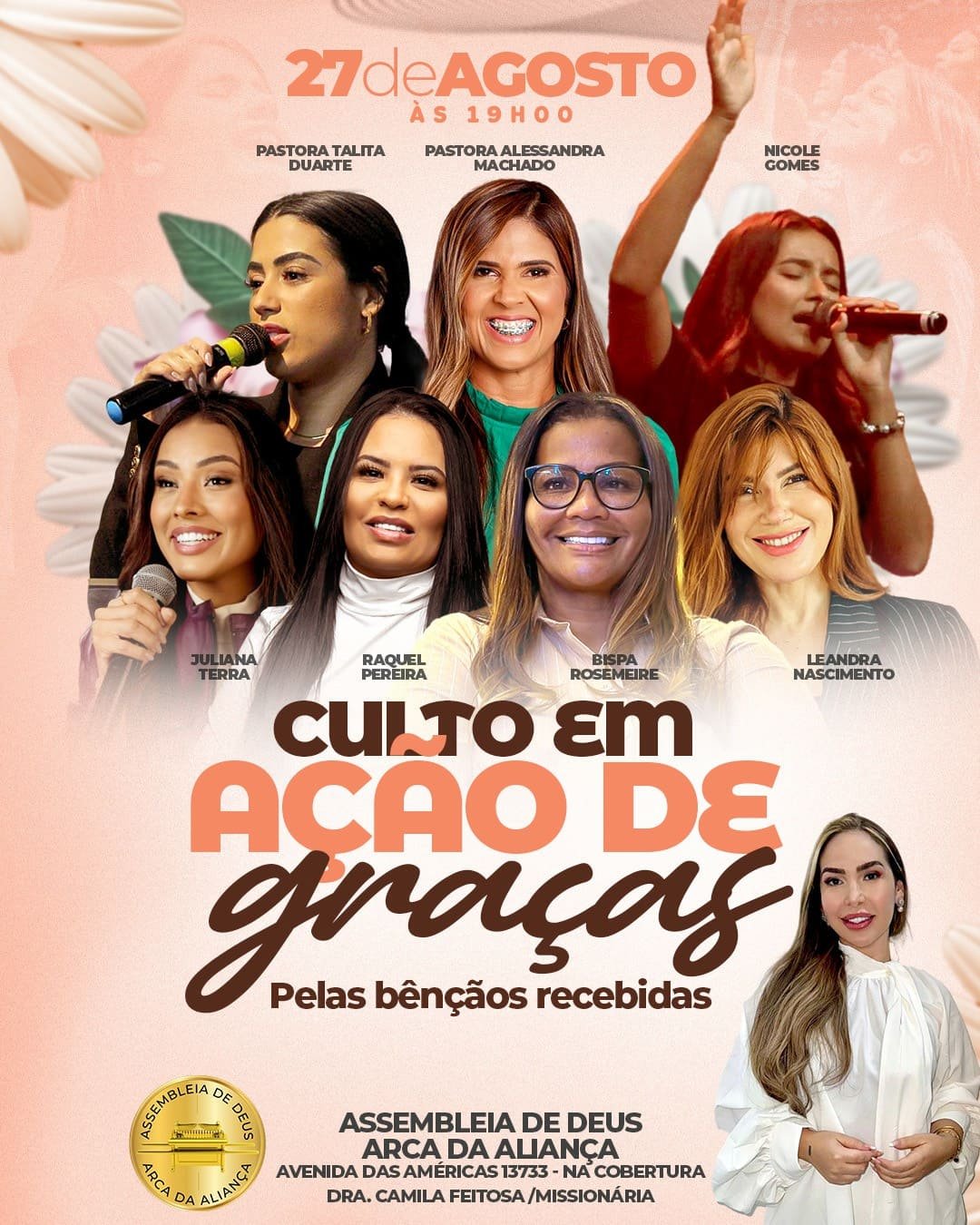 CULTO EM AÇÃO DE GRAÇAS