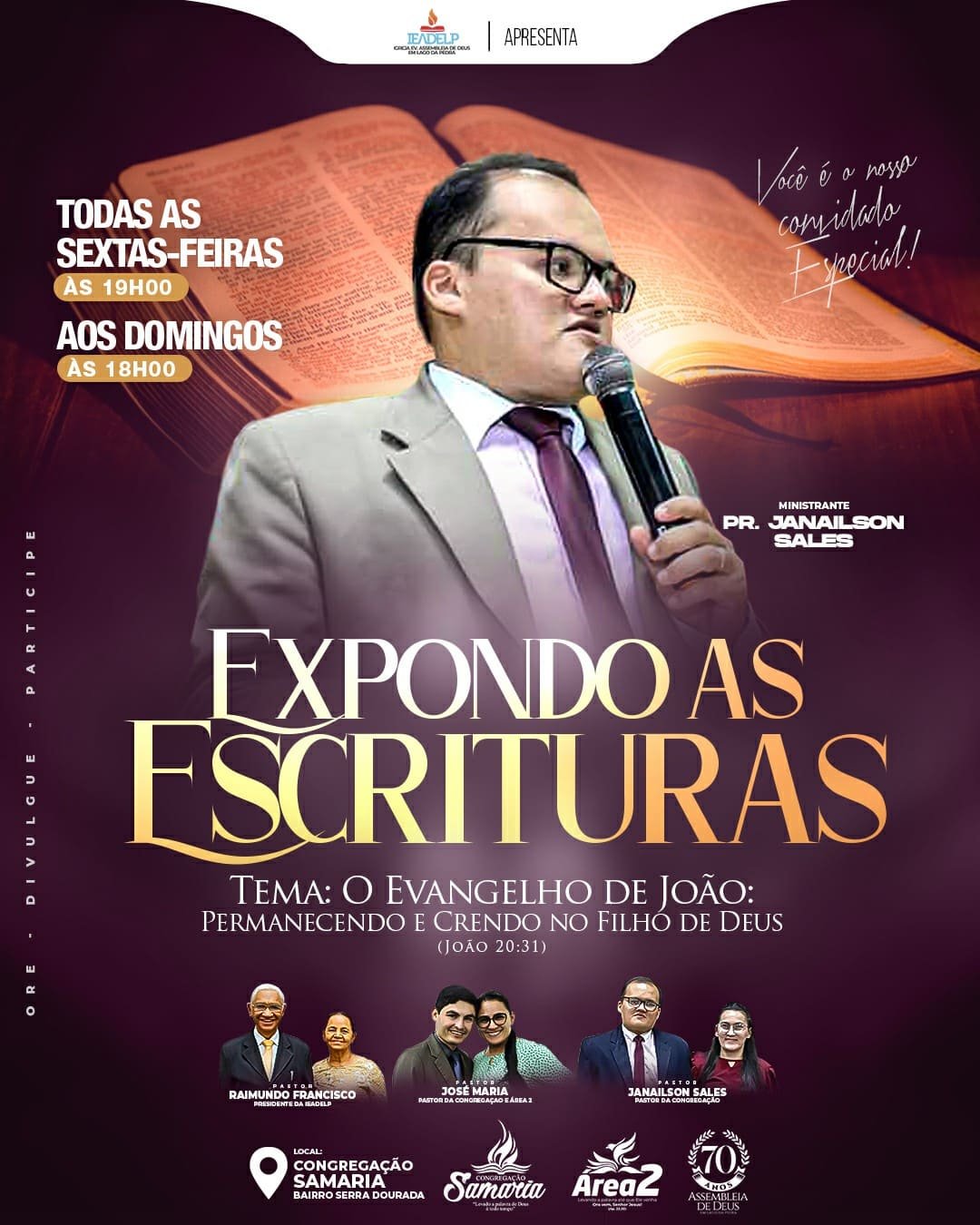 CULTO EXPONDO A PALAVRA